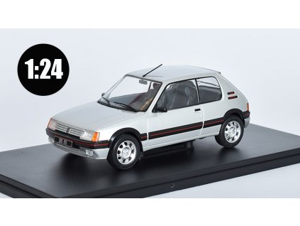 Peugeot 205 1.9 GTI 1:24 - WhiteBox  Peugeot 205 1.9 GTI - kovový model auta