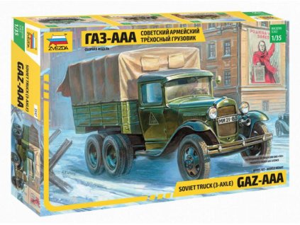 Nákladní vůz GAZ-AAA 1:35 Zvezda - stavebnice  Nákladní vůz GAZ-AAA  - ModelKIT