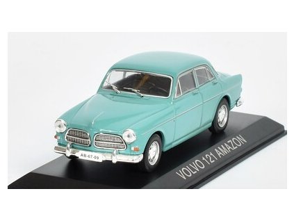 Volvo 121 Amazon 1:43 - Legendární automobily minulé éry časopis s modelem #113  Volvo 121 Amazon - kovový model auta