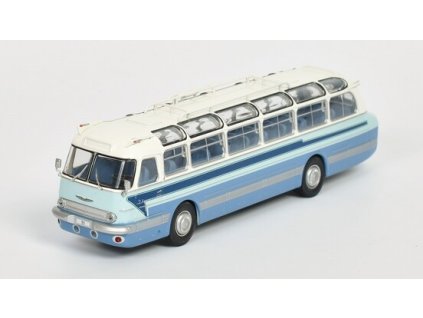 Ikarus 55 1:72 Kultovní autobusy minulé éry časopis s modelem #66  Ikarus-55 - kovový model