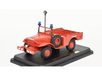 Dodge WC-52 Feuerwehr 1:24 - KADEN  DODGE WC 52 FEUERWEHR - kovový model auta