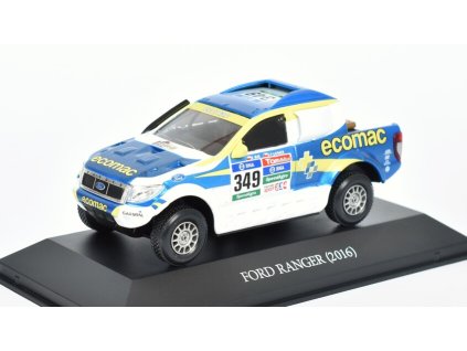 Ford Ranger #349 Chile 2016 1:43 - DeAgostini časopis s modelem  Ford Ranger - kovový model
