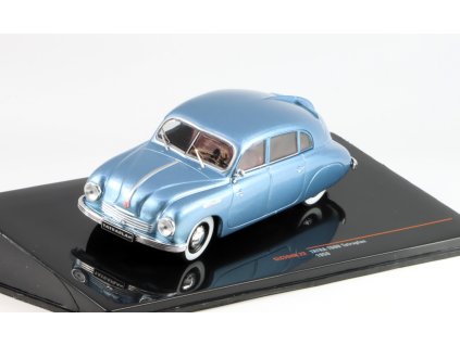 Tatra T600 Tatraplan modrá 1950 1:43 - IXO Models  Tatra T600 Tatraplan - kovový model