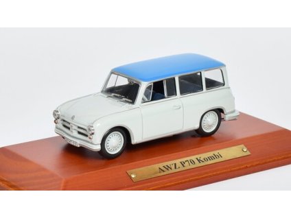 AWZ P70 Kombi 1:43 - Atlas časopis s modelem  AWZ P 70 Kombi - kovový model auta