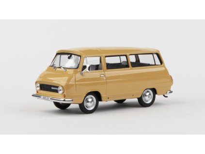 Škoda 1203 1974 1:43 Písková Sahara - ABREX  Škoda-1203 - kovový model mikrobusu