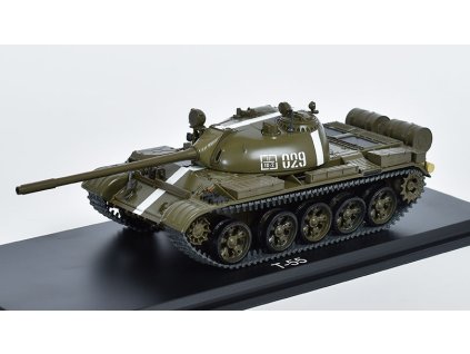 T-55  tank Praha -1968 - 1:43 SSM  Tank T 55 - kovový model tanku
