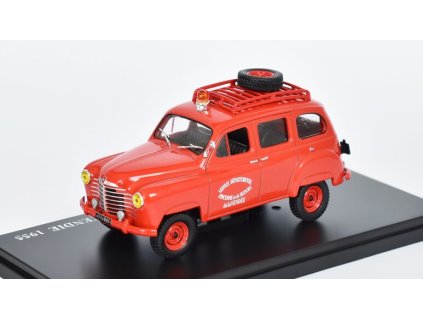 Renault Colorale Prairie 4x4 Break Incendie 1955 1:43 - časopis s modelem  Renault Colorale Prairie 4x4 - kovový model