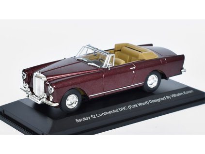 Bentley S2 Continental DHC (Park Ward) 1961 1:43 - Lucky Die Cast  Bentley S-2 Continental DHC - kovový model auta