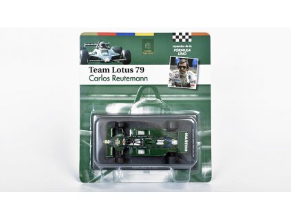 Lotus 79 #2 Carlos Reutemann 1:43 - Legendy Formule jedna #3 časopis s modelem  Lotus type 79 No.2 - kovový model auta
