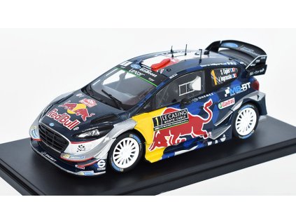 Ford Fiesta WRC #1 Rallye Monte-Carlo 2017 Ogier-Ingrassia 1:24 - Altaya časopis s modelem BAZAROVÉ ZBOŽÍ  Ford Fiesta WRC No.1 - kovový model auta