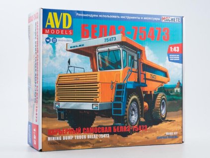 BELAZ-75473 sklápěč - 1:43 AVD  BELAZ 75473 sklápěč - stavebnice AVD