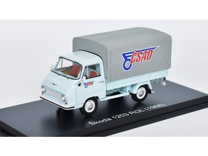 Škoda 1203 ROL ČSAD - 1968 1:43 - SSM  Škoda -1203 ROL - 1968 - kovový model auta