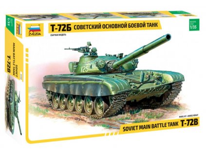 Tank T-72B 1:35 Zvezda - stavebnice  Tank T 72B - modelKIT