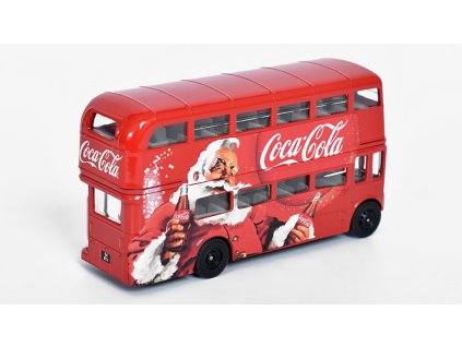 AEC Routemaster London Christmas Bus Coca-Cola 1:64 - CORGI  AEC Routemaster London Christmas Bus - kovový model