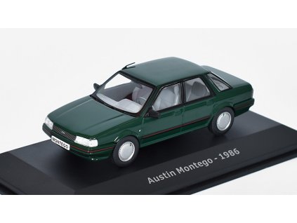 Austin Montego 1986 1:43 - Hachette časopis s modelem  Austin Montego 1986 - kovový model auta