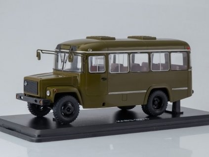 KAvZ-3976 - vojenský autobus 1:43 - SSM  KAvZ-3976 - kovový model auta