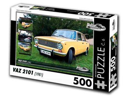 Puzzle č. 6 - VAZ 2101 1981 - 500 dílků  Puzzle č. 6 - VAZ 2101 1981 - 500 dílků