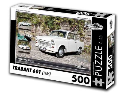 Puzzle č. 23 - Trabant 601 1965 - 500 dílků  Puzzle č. 23 - Trabant 601 1965 - 500 dílků
