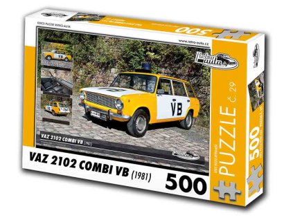 Puzzle č. 29 - VAZ 2102 Combi VB 1981 - 500 dílků  Puzzle č. 29 - VAZ 2102 Combi VB 1981 - 500 dílků