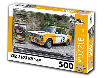 Puzzle č. 42 - VAZ 2103 VB 1980 - 500 dílků  Puzzle č. 42 - VAZ 2103 VB 1980 - 500 dílků