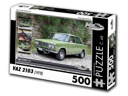 Puzzle č. 48 - VAZ 2103 1978 - 500 dílků  Puzzle č. 48 - VAZ 2103 1980 - 500 dílků