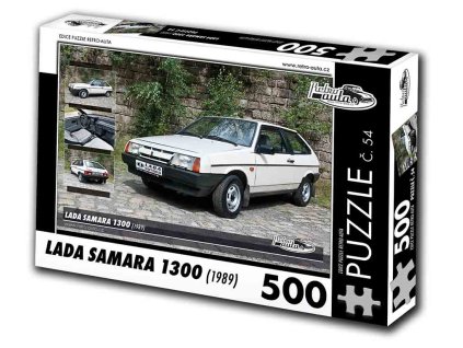 Puzzle č. 54 - Lada Samara 1300 1989 - 500 dílků  Puzzle č. 54 - Lada Samara 1300 1989 - 500 dílků