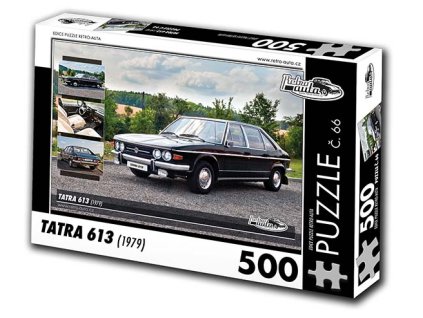 Puzzle č. 66 - Tatra 613 1979 - 500 dílků  Puzzle č. 66 - Tatra 613 1979 - 500 dílků