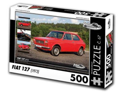 Puzzle č. 67 - Fiat 127 1973 - 500 dílků  Puzzle č. 67 - Fiat 127 1973 - 500 dílků