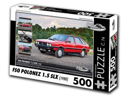 Puzzle č. 74 - FSO Polonez 1.5 SLX 1988 - 500 dílků  Puzzle č. 74 - FSO Polonez 1.5 SLX 1988 - 500 dílků