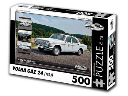 Puzzle č. 78 - Volha GAZ 24 1983 - 500 dílků  Puzzle č. 78 - Volha GAZ 24 1983 - 500 dílků