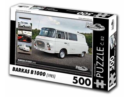 Puzzle č. 82 - Barkas B1000 1985 - 500 dílků  Puzzle č. 82 - Barkas B1000 1985 - 500 dílků