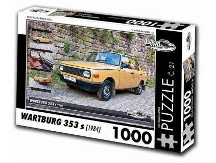 Puzzle č. 21 - Wartburg 353 s 1984 - 1000 dílků  Puzzle č. 21 - Wartburg 353 s 1984 - 1000 dílků