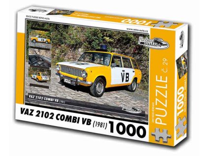 Puzzle č. 29 - VAZ 2102 Combi VB 1981 - 1000 dílků  Puzzle č. 29 - VAZ 2102 Combi VB 1981 - 1000 dílků