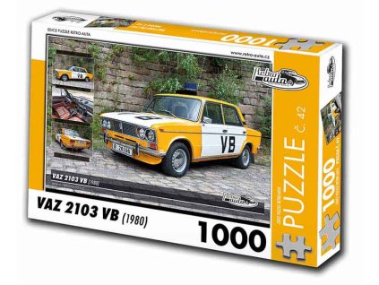 Puzzle č. 42 - VAZ 2103 VB 1980 - 1000 dílků  Puzzle č. 42 - VAZ 2103 VB 1980 - 1000 dílků