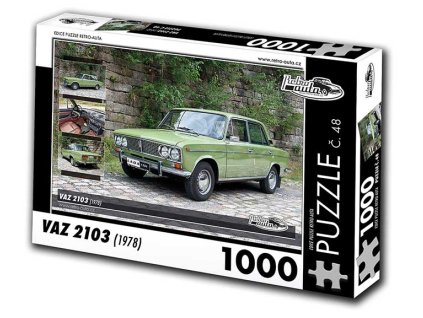 Puzzle č. 48 - VAZ 2103 1978 - 1000 dílků  Puzzle č. 48 - VAZ 2103 1980 - 1000 dílků