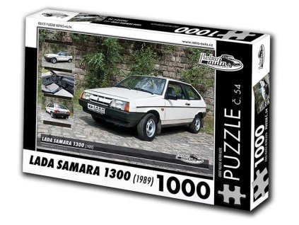 Puzzle č. 54 - Lada Samara 1300 1989 - 1000 dílků  Puzzle č. 54 - Lada Samara 1300 1989 - 1000 dílků