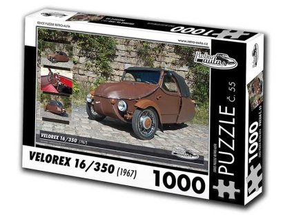 Puzzle č. 55 - Velorex 16/350 1967 - 1000 dílků  Puzzle č. 55 - Velorex 16/350 1967 - 1000 dílků