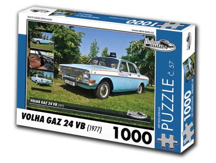 Puzzle č. 57 - Volha GAZ 24 VB 1977 - 1000 dílků  Puzzle č. 57 - Volha GAZ 24 VB 1977 - 1000 dílků
