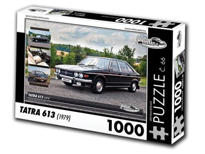 Puzzle č. 66 - Tatra 613 1979 - 1000 dílků  Puzzle č. 66 - Tatra 613 1979 - 1000 dílků