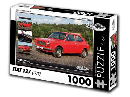 Puzzle č. 67 - Fiat 127 1973 - 1000 dílků  Puzzle č. 67 - Fiat 127 1973 - 1000 dílků