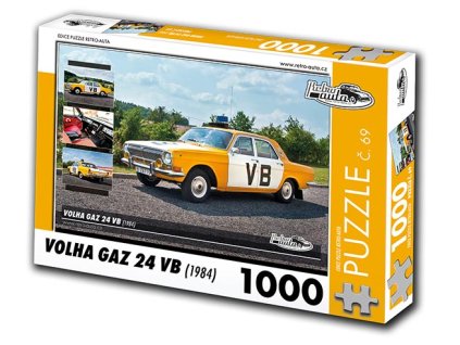 Puzzle č. 69 - Volha GAZ 24 VB 1984 - 1000 dílků  Puzzle č. 69 - Volha GAZ 24 VB 1984 - 1000 dílků