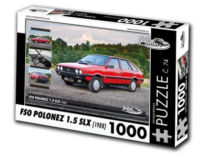 Puzzle č. 74 - FSO Polonez 1.5 SLX 1988 - 1000 dílků  Puzzle č. 74 - FSO Polonez 1.5 SLX 1988 - 1000 dílků