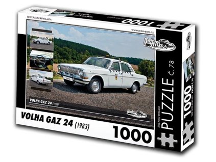 Puzzle č. 78 - Volha GAZ 24 1983 - 1000 dílků  Puzzle č. 78 - Volha GAZ 24 1983 - 1000 dílků