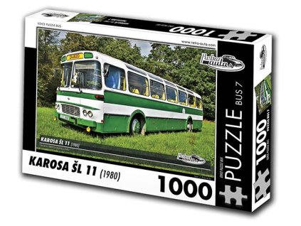 Puzzle bus č. 7 - Karosa ŠL 11 1980 - 1000 dílků  Puzzle bus č. 3 - Karosa ŠL 11 1980 - 1000 dílků