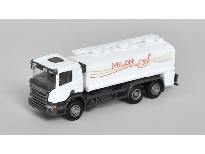 Scania P-Serie 6x2 ?isterna Milch 1:87 - Olm Design  Scania P-Serie 6x2 ?isterna Milch 1:87 - model kamionu