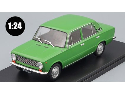 VAZ-21011 1970 1:24 - Hachette časopis s modelem  VAZ 21011 Žiguli - kovový model auta