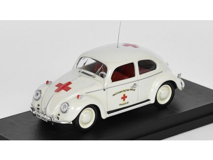 Volkswagen Německý Červený Kříž 1955 1:43 - Rio Models  VW Německý Červený Kříž 1955 - kovový model auta