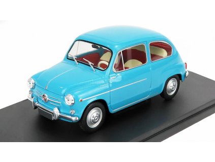 Fiat 600 1957 1:24 - Altaya časopis modelem  Fiat 600D 1957 - kovový model