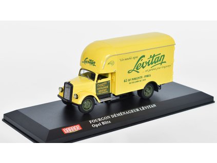 Opel Blitz Fourgon Demenageur Levitan 1:43 - Hachette časopis s modelem  Opel Blitz Levitan Dodávka - kovový model auta