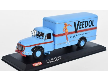 Willeme LC 610 Huiles Veedol 1:43 - Hachette časopis s modelem  Willeme LC-610 Huiles Veedol - kovový model auta